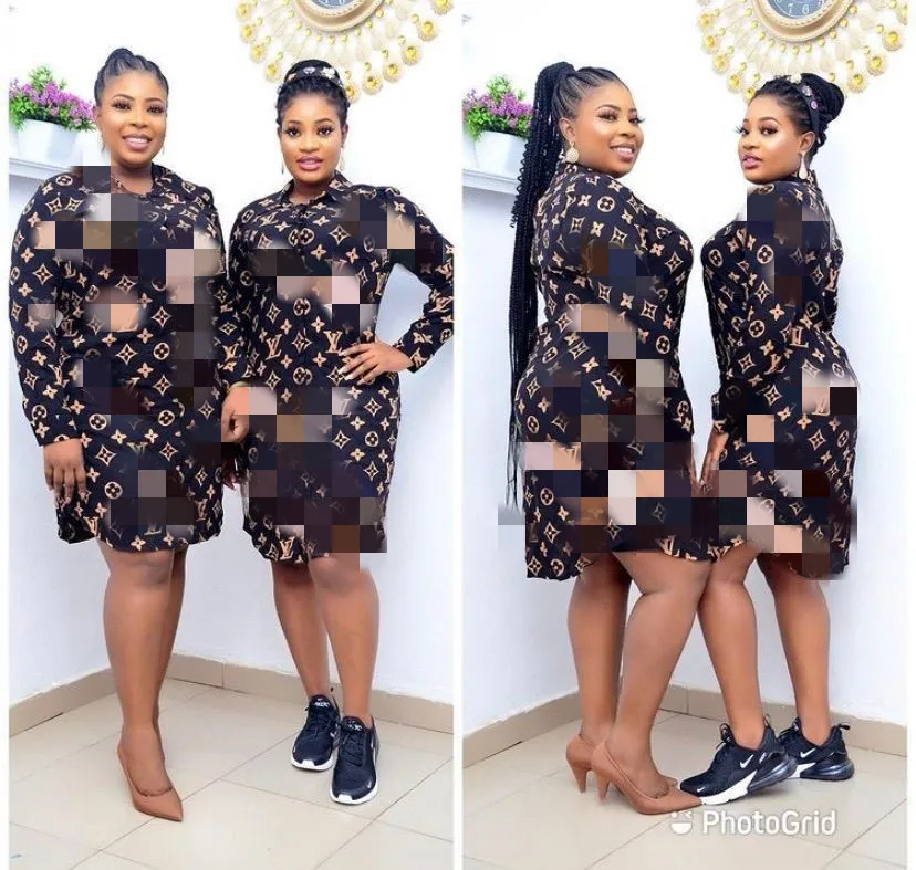 
L XL 2XL famous brand shirt dress 