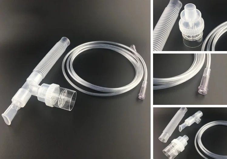 Hot sale Disposable Nebulizer kit (4 parts ) with mask, nebulizer bottle, 2m tubing and mouth piece, Size from XS to XL