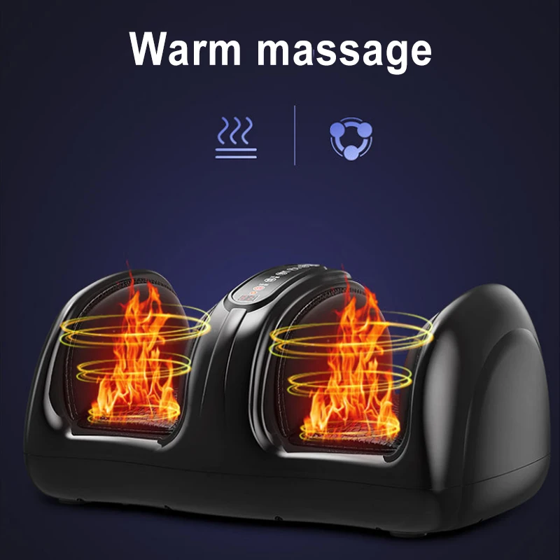 Feet Massager Electric Shiatsu Pressure Warm Multi-function Vibrate Foot roller Massage Machine
