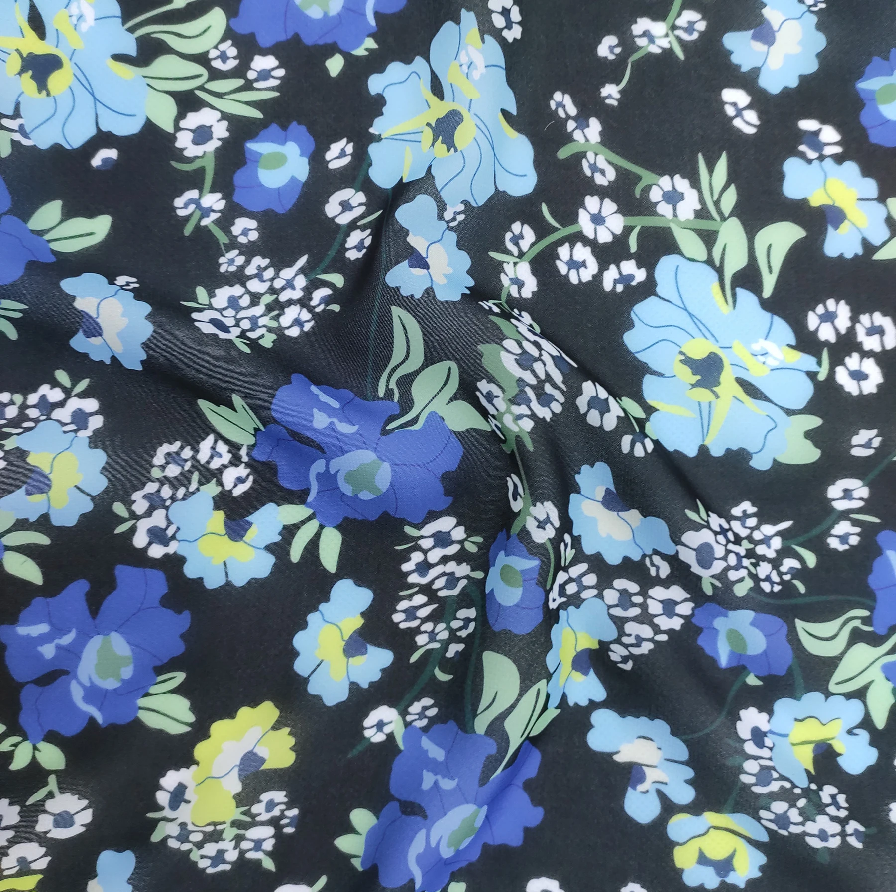 Bestsellers Custom Digital Printing Floral Pattern Lightweight Rayon Fabric for Dress