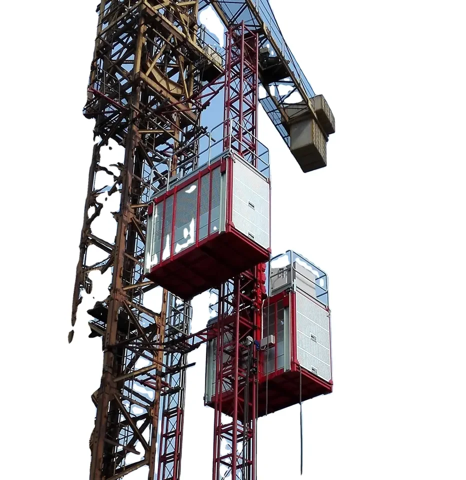 SC160 160   Building Construction Elevator  Construction Hoist material lift hoist for high rise buildings