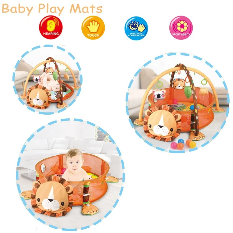 Baby Activity Gym Playmat Baby Fitness Rack Cloth Material Crawling Mat Enlightenment Toys Game Mat