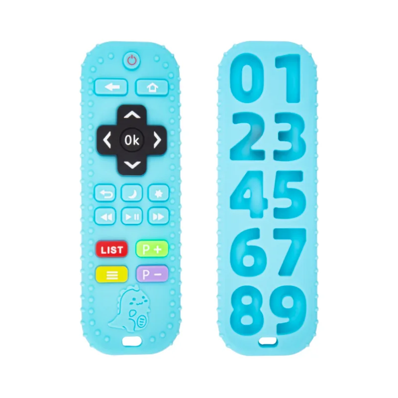 New BPA Free Baby Chew Toys Soft TV Remote Control Teething Toys Silicone Remote Control Shape Teether Toys For Newborn Toddler