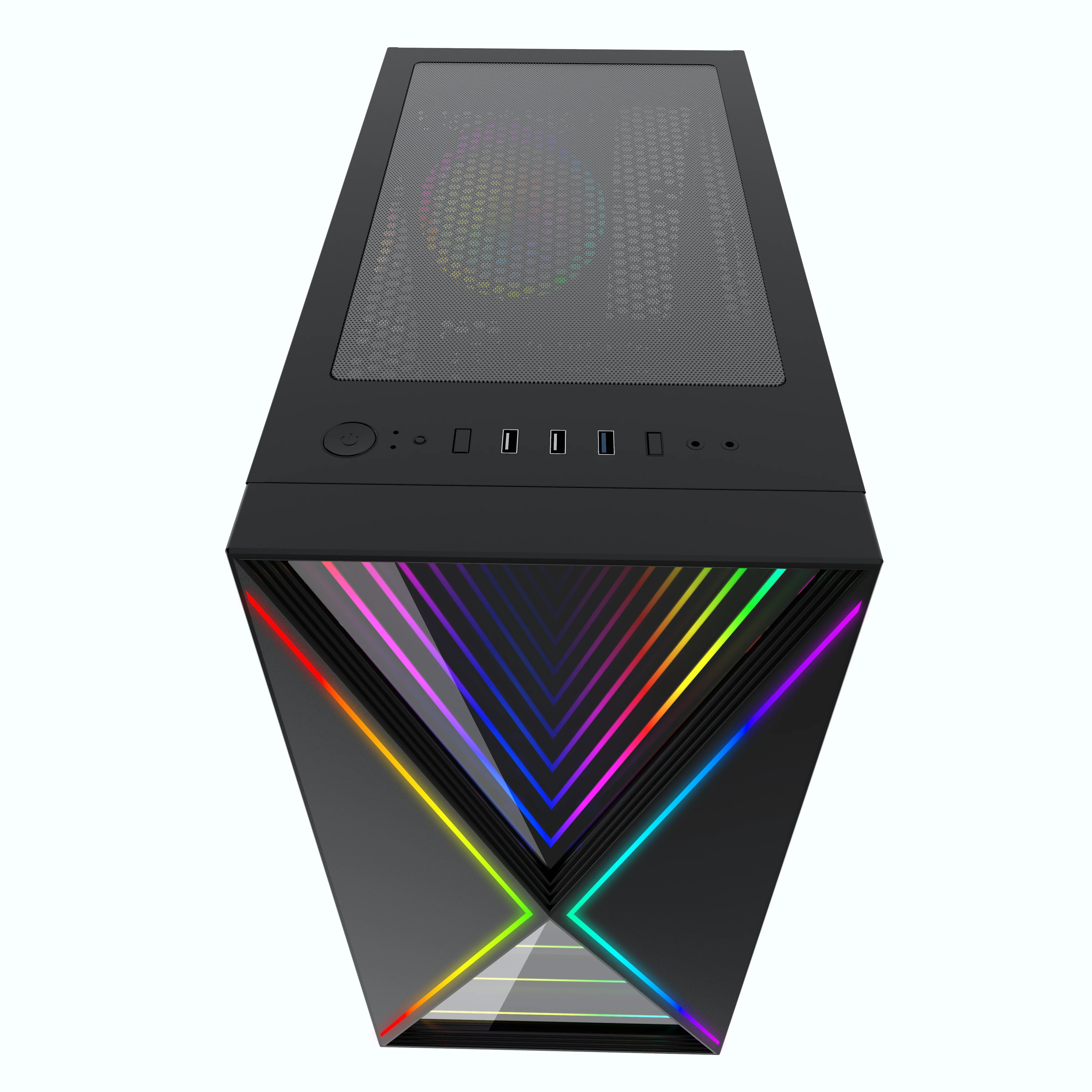  Высококачественный корпус для компьютера H36 ATX игрового ПК со стеклянной