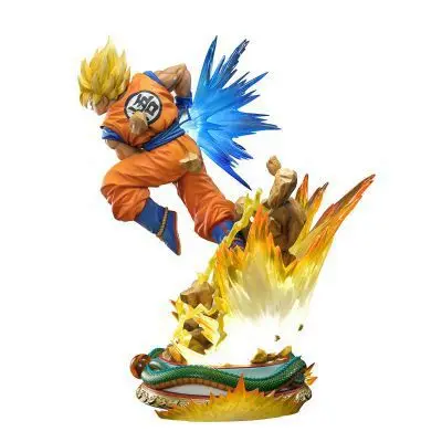 Popular Anime DBZ Super Saiyan Son Goku 25CM Action Figure PVC Model cartoon toy