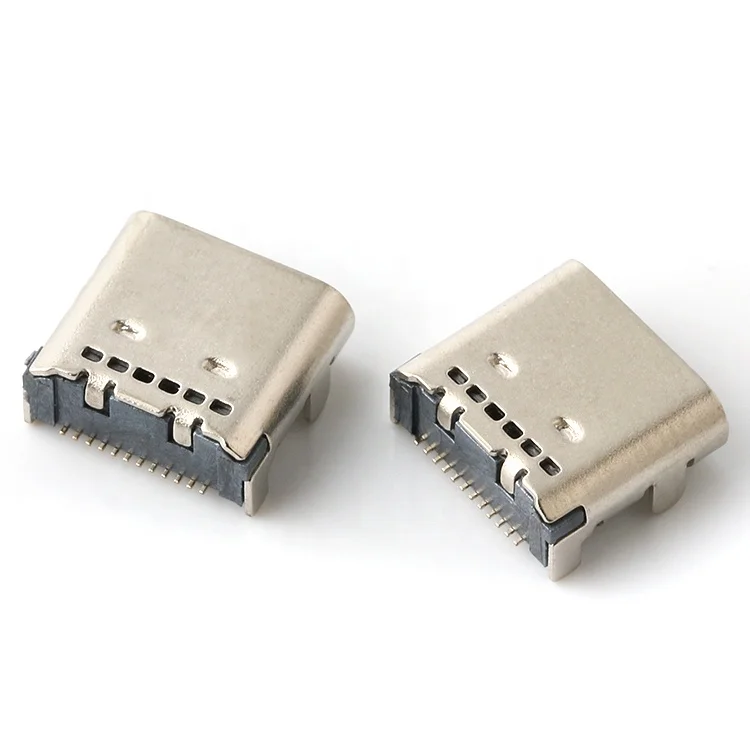 usb c connector female 24pins c-type connector smt double-row type c port type c connector