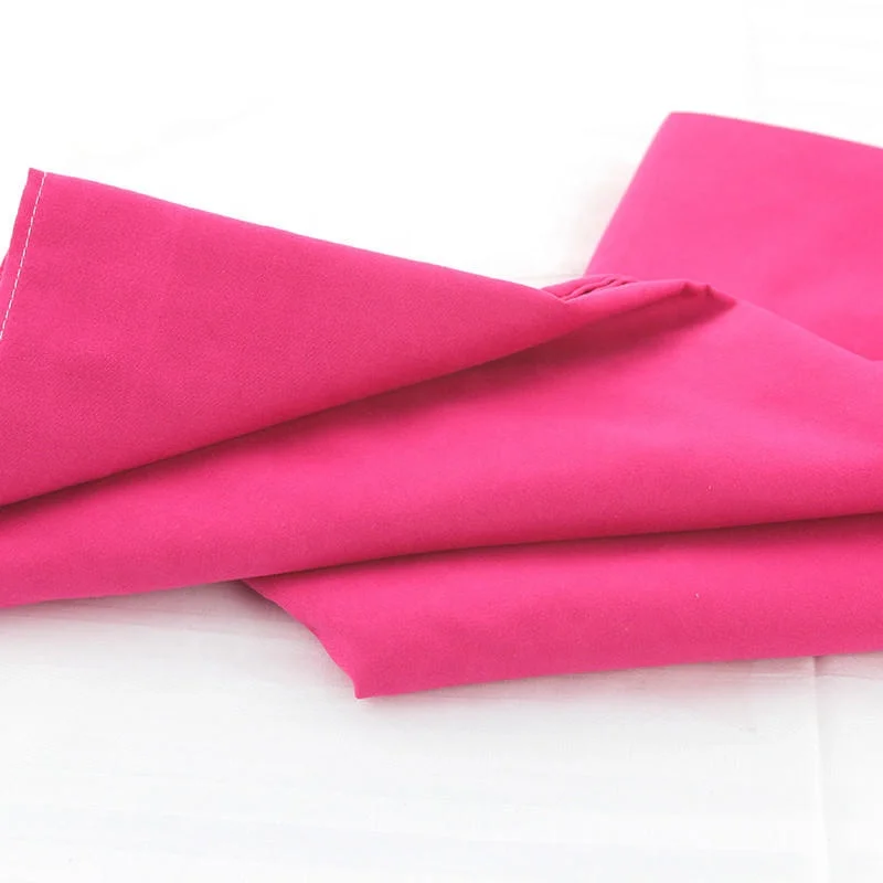 Cheap 100% Polyester Solid Color White Hot Pink Spa Flat Sheet Massage Sheet With Hole