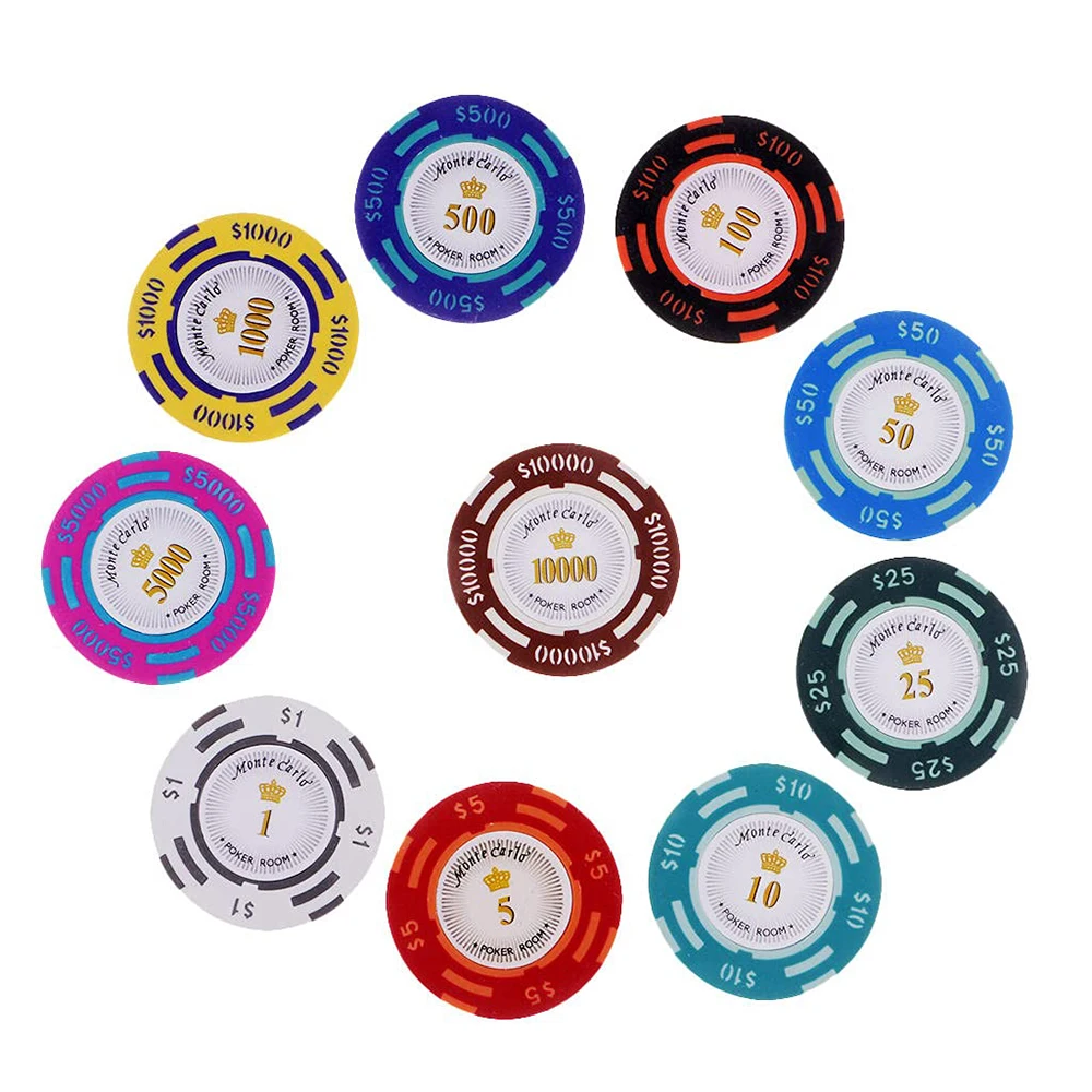 Custom Premium Poker Chips Heavyweight 14 Gram Clay Casino Poker Chips