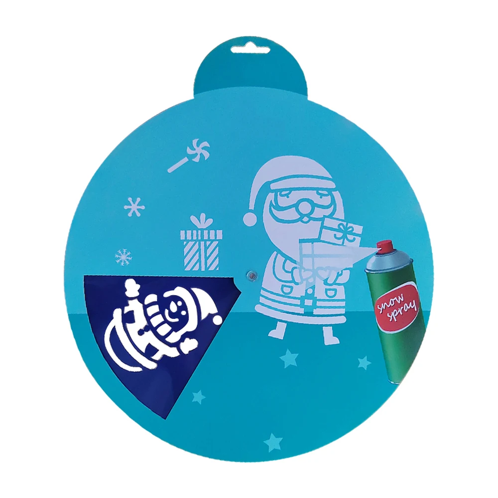 Christmas Stencils Reusable Stencil For Painting On Wood Fabric Paper Windows Cards For Festival