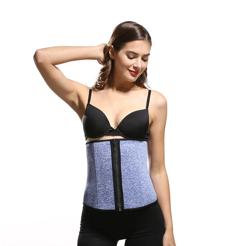 waist trainer corset shaper with strain elastic back support sweat belt trimmer neoprene