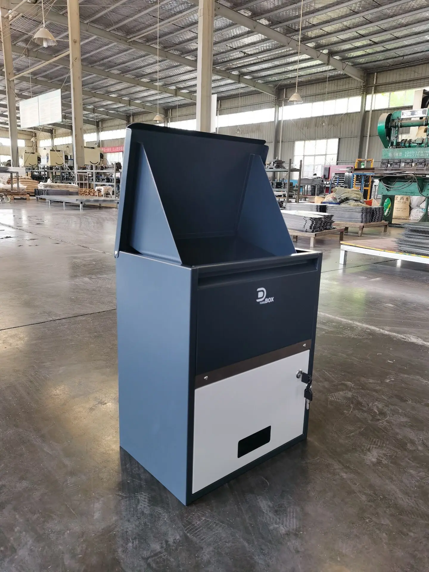 CAS-158 Metal post box mailbox wall mounted outdoor mail letter box residential Locking Mailbox parcel box