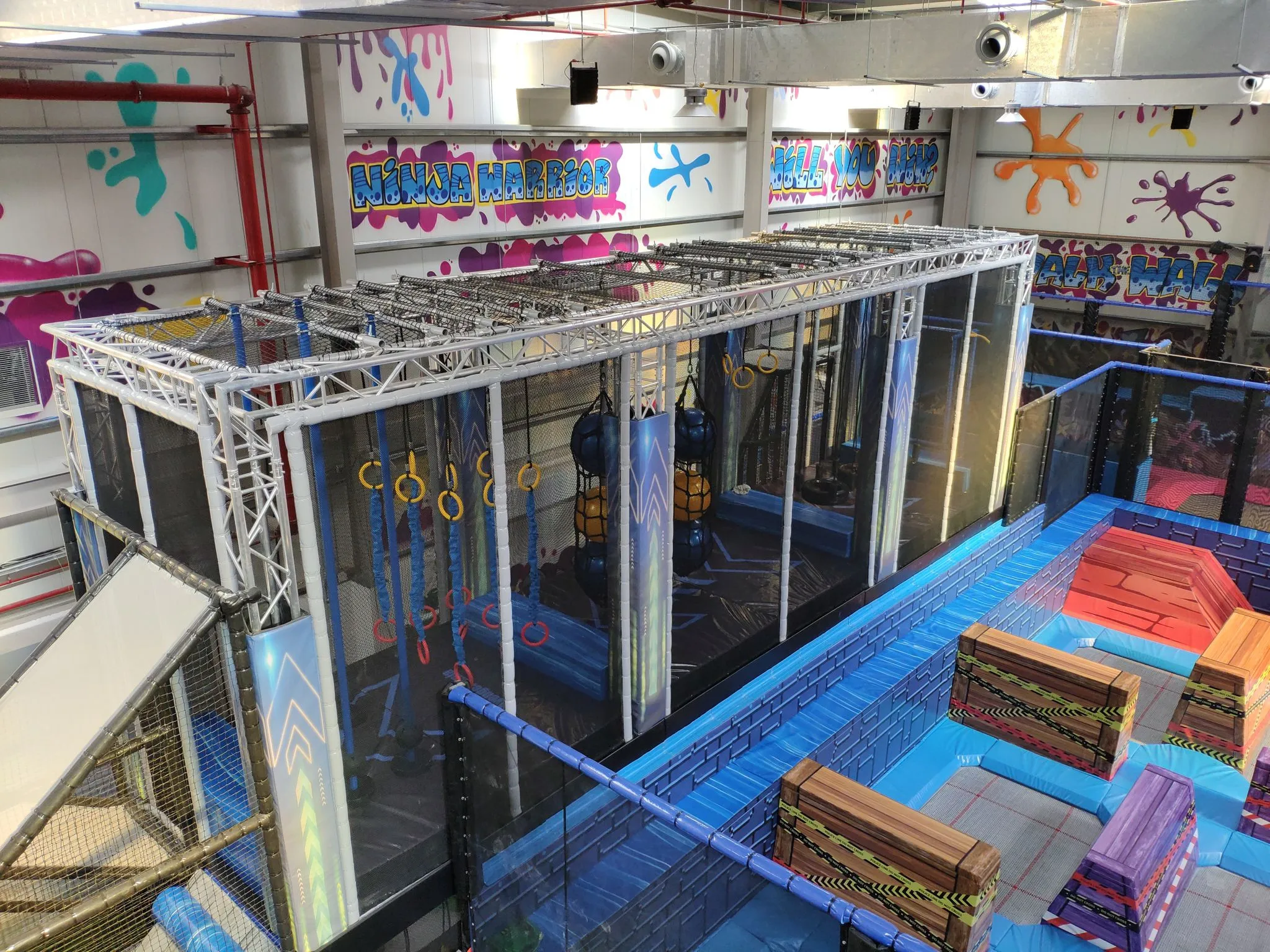 Indoor Recreation Center One-Stop Shop Large Commercial Trampoline Park by China Cheer Amusement