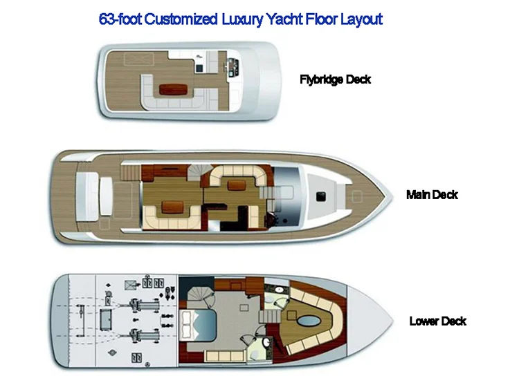 luxury yacht deck