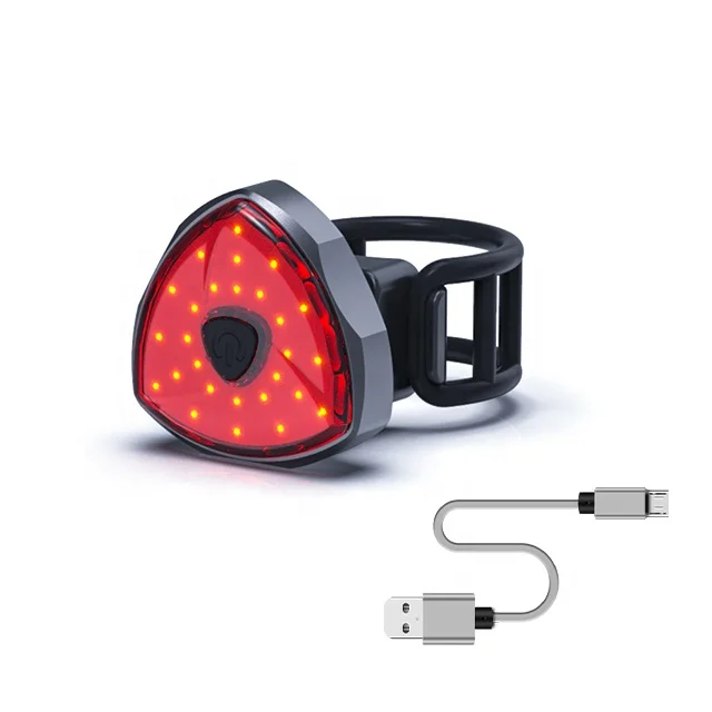 Популярный компактный перезаряжаемый g-датчик регулируемый держатель для активности велосипедный стоп-сигнал на заказ безопасности при езде велосипеде открытом