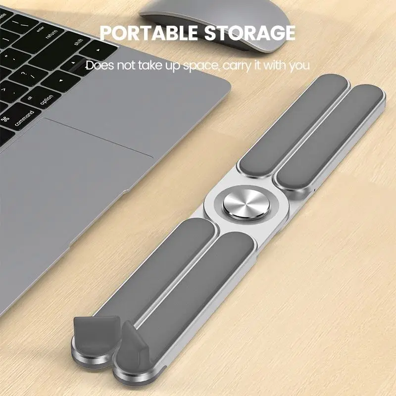 Customizable Colors Foldable and Elevated Adjustable Laptop Stand Compatible with All Sizes of Laptops Tablets up to 17 Inches