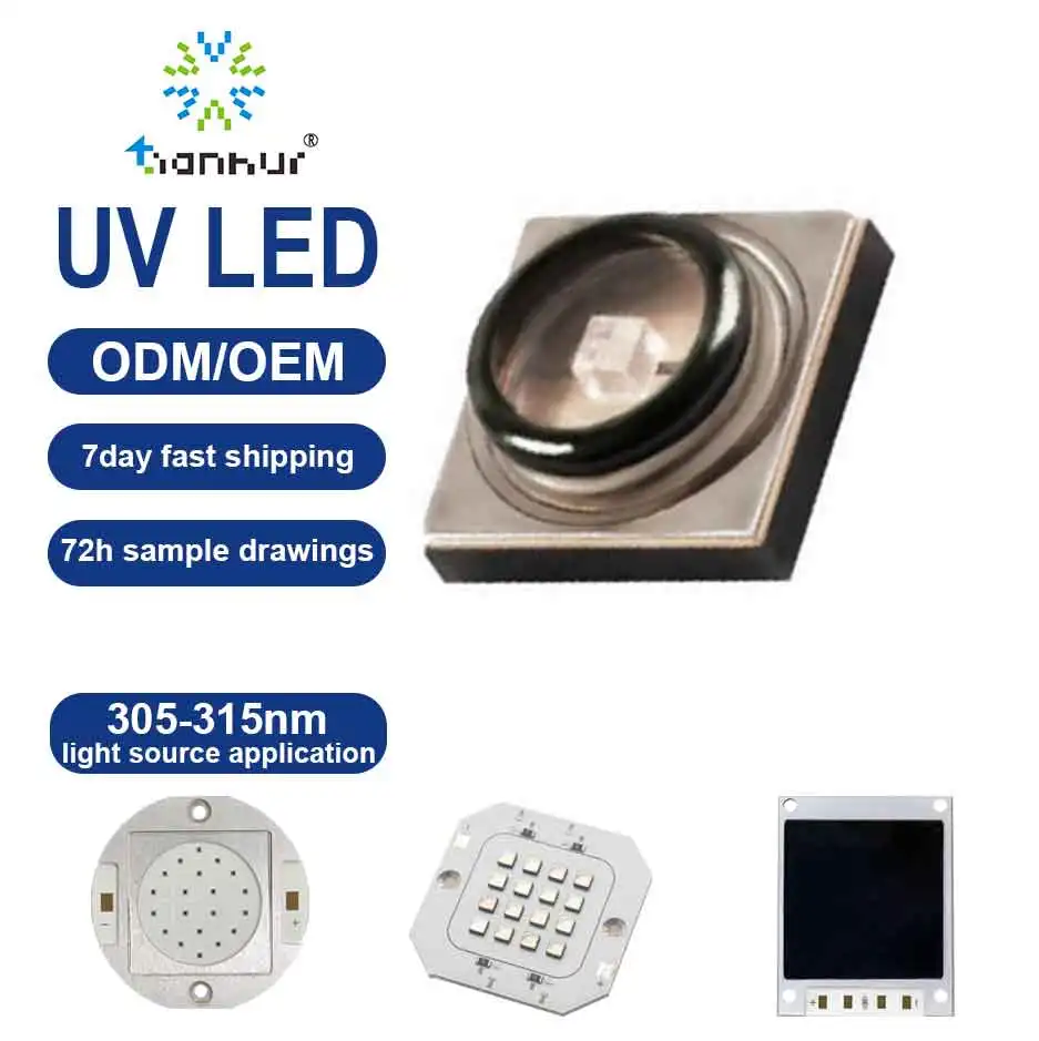 Tianhui 308 нм 310 315 низкая мощность SMD3535S kin лечение болезни UVB LED