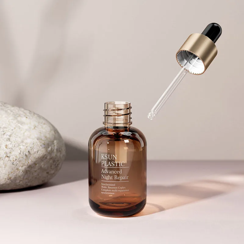 Luxury Products Skin Care Premium Cosmetic Hair Serum Plastic Oil 50ml 30ml Dropper Bottle Pipette Bottles BJ27