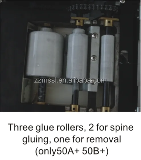 50B+ Automatic A3 A4 Glue Book Thermal Binding Machine Glue Binder Hot Melt Glue Book Perfect Binding Machine Price