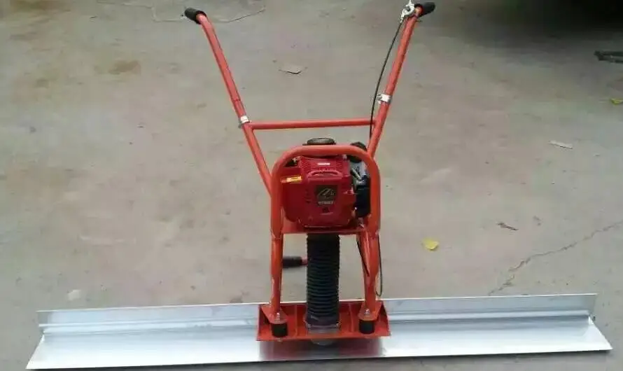 Concrete Screed Vibratory Ruler Petrol Engine Amplitude Frequency Flexible Hose Vibrating-level Ruler