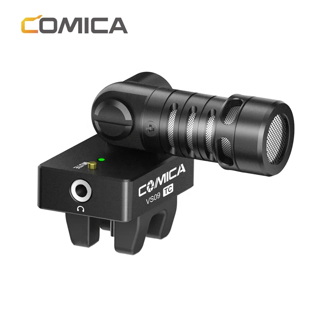 
 COMICA CVM-VS09 TC кардиоидный микрофон для смартфона с интерфейсом TYPE-C, мини-микрофон Vlog  
