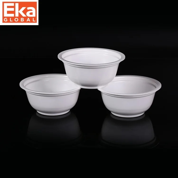 Factory manufacture various pp+additive cheese plastic pp salad bowl plastic pot solid base plastic dog bowl