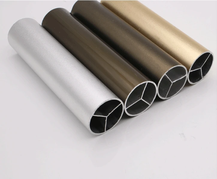 Light Weight Thickened Holder Wardrobe hanging Clothes Tube Support rail Closet Rod Pole End Bracket