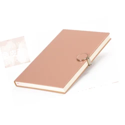 School Supplier Customized Pigskin Business Notebook Custom Logo Spot A5 Notepad Round Buckle Diary Notebook Small Notebook