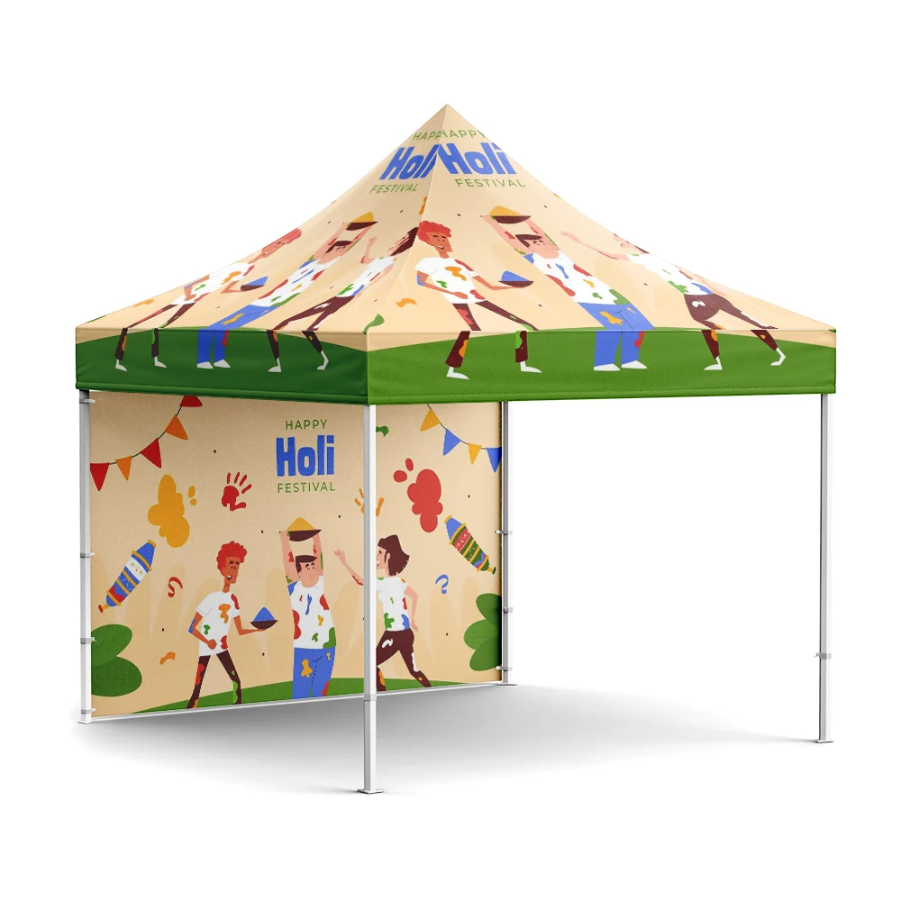 Guangdong Vendor Heavy Duty Pop up Custom Canopy Tent Cover Exhibition Portable Club Trade Show Display Tents with Logo