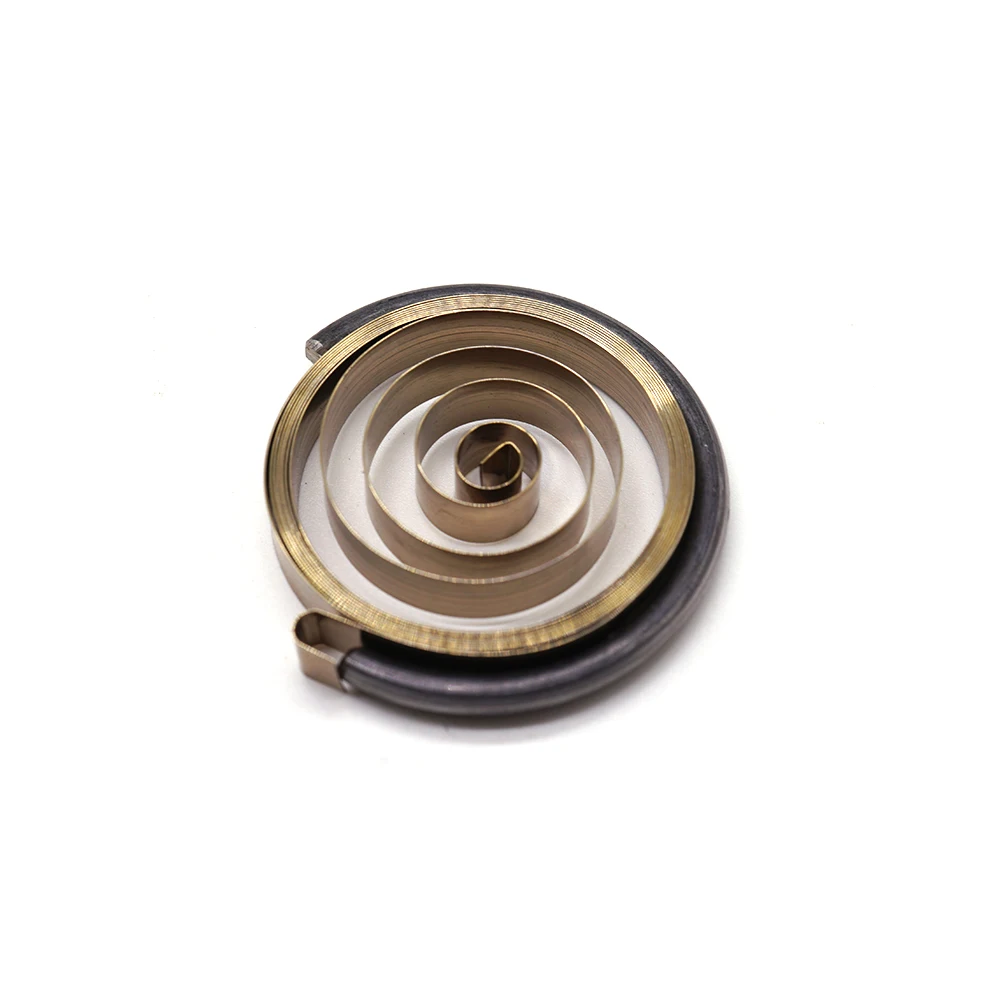 Dongguan Factory Supply Custom Metal Clock Spring Clockwork Spring Precise Spring for Machine Use