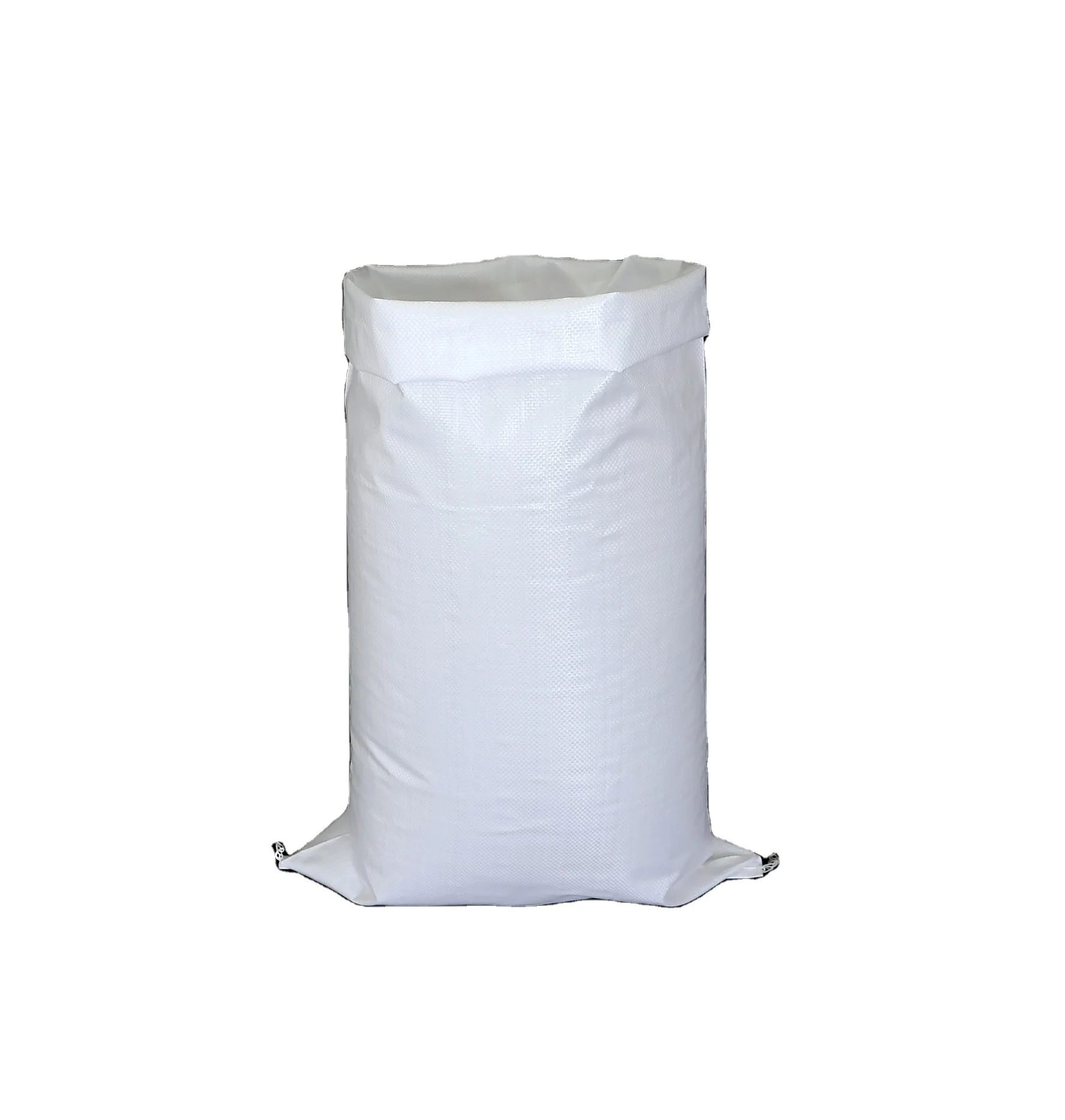 Factory direct PP white woven bag express logistics package snake skin bag feed rice flood control woven bag