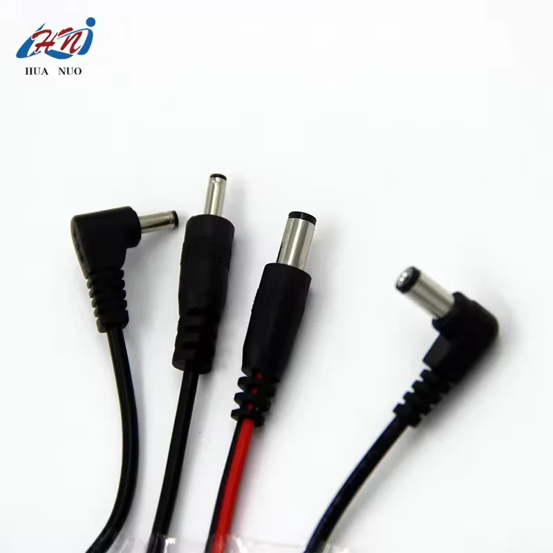 12V 24V AC DC Power Supply Car Cigarette Lighter Adapter Charge Cable 90 Degree Power Cord DC Male Plug 5.5mm 2.1mm Ciga Cable