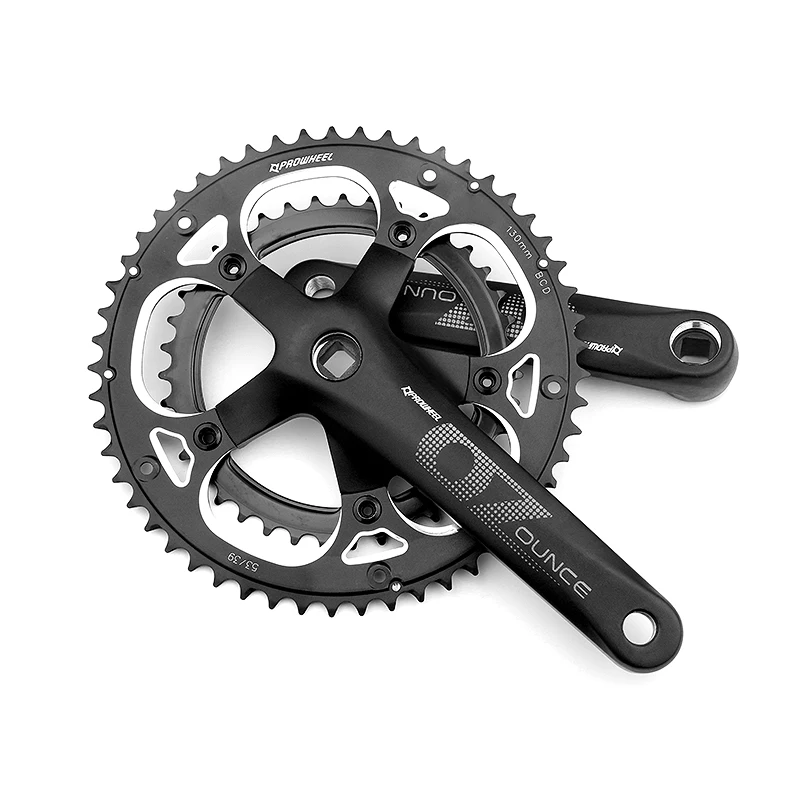 PROWHEEL OUNCE-521-N дорожный велосипед квадратное отверстие диаметра окружности болтов (170 мм 130BCD 53/39T двойные звездочки шатун со звездочками для велосипеда