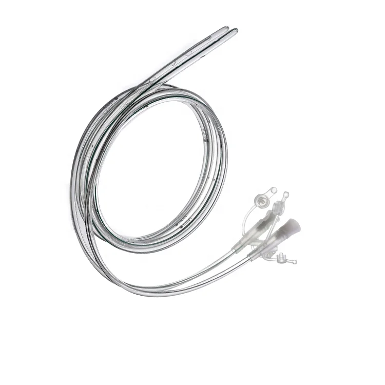 Hot Selling Manufacturer Safety Disposable Medical Infant Pacifier 22Fr Silicon Stomach Feeding Tube
