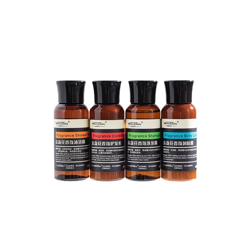 Mini Shampoo shower gel body lotion tube packaging Conditioner Cosmetics For Hotel Amenities