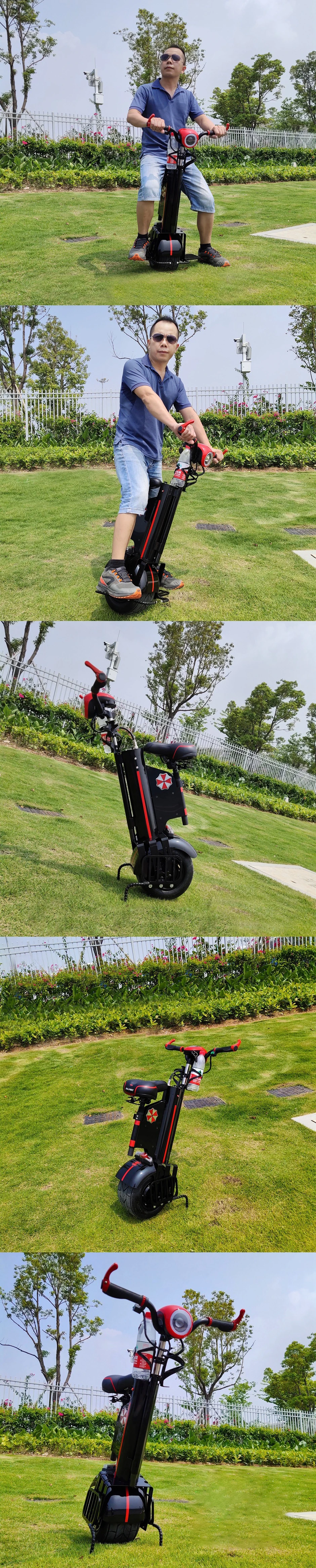 Unicycle bicycle one wheel bike for kids adults hot sales with safety protection kit self-balancing electric scooter unicycle