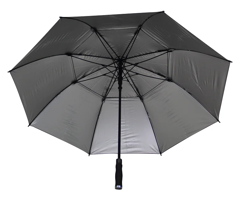 Factory Wholesale Personality Sublimation Custom Logo Fiberglass Prints Promotional Automatic Open Straight Golf Umbrellas