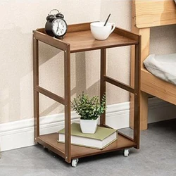 Haohe Hot Selling Products Modern Simple Bed Side Table Nan Bamboo Bedside Table Bedroom Furniture for Hotel