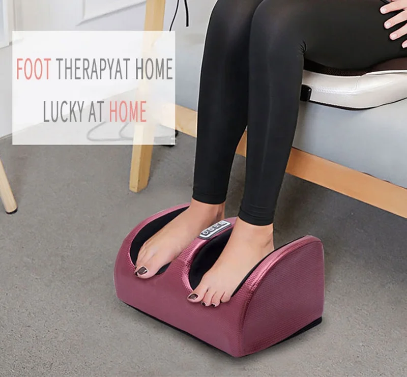 Factory Direct Sale Foot and Calf Massager Machine Heat Vibration Shiatsu Electric Foot Massager