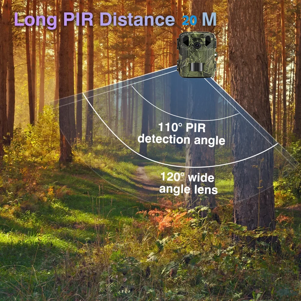 Special offer Mini versions 4K 48MP Video IR range 85ft Control Motion Activated Trail Wildlife Monitoring Detector Camera IP65