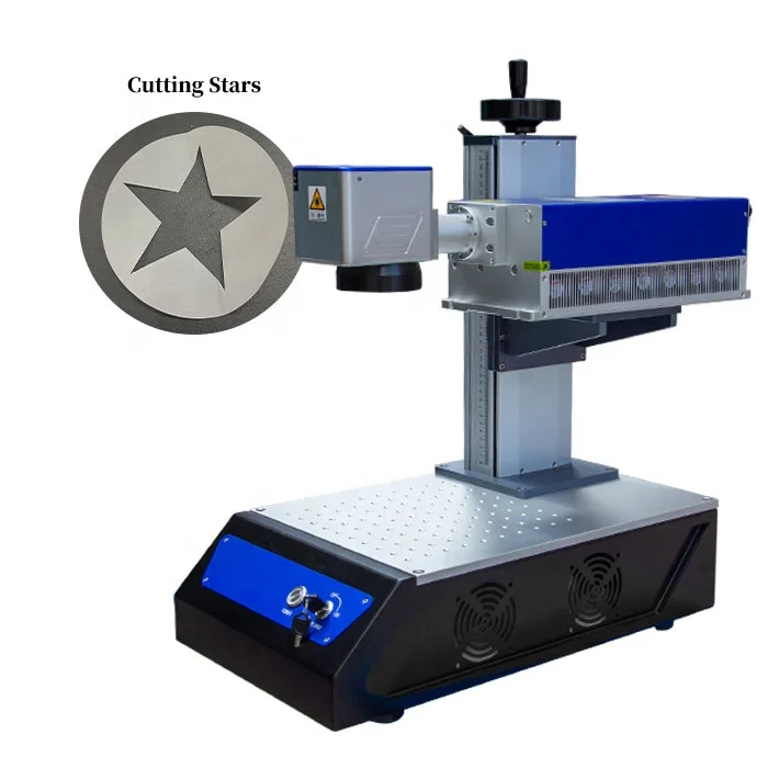 Gainlaser Mini UV laser marking machine beauty care products gifts medication polymer material PCB plate scribing 3W 5W UV Laser