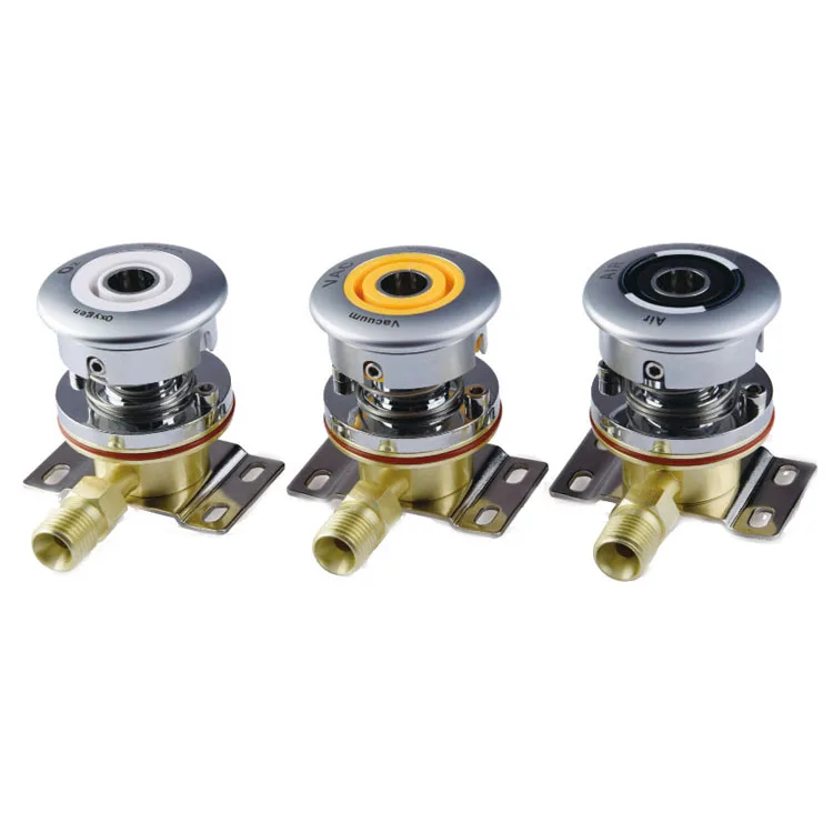 JQ-07C British Standard Hospital Oxygen VAC CO2 Medical Gas Outlets for medical pendant