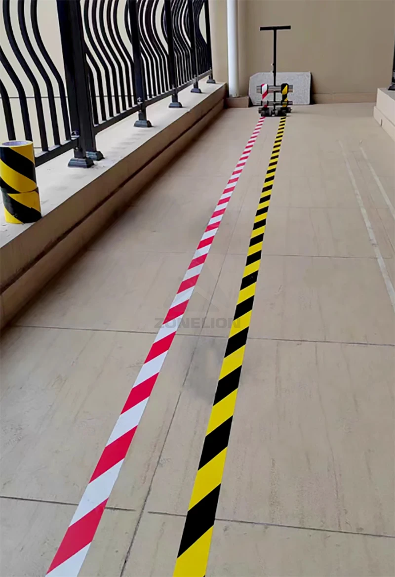 Manual Court Tape Machine Turning Floor Line Marking Tool Playground Basketball Court Tape Marking Machine