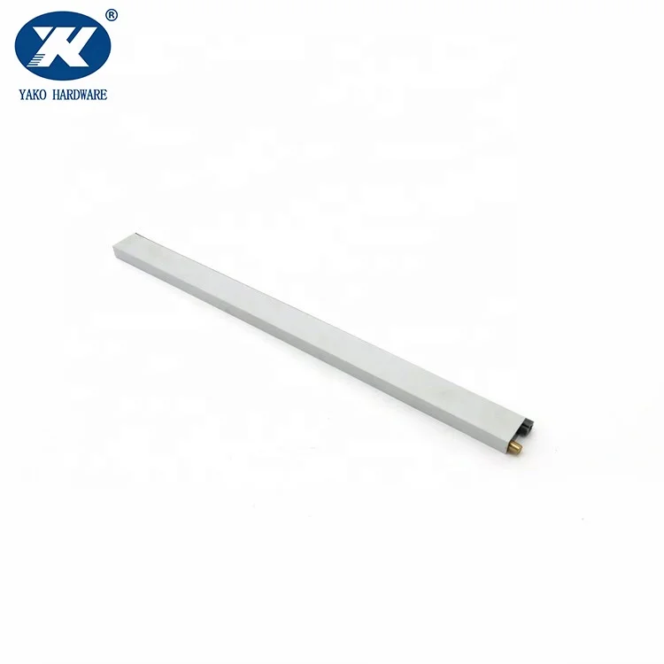 Custom made automatic hotel door seals home wooden bottom Down door sweep seal aluminum strip holder