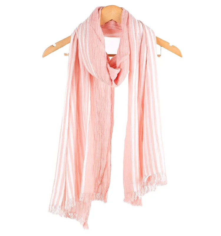 
2021 spring and autumn wide 100% cotton voile inner head scarf for women 