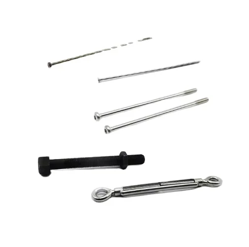 M8 M6 M10 M5 M12 M4 1/4 Inch Customized Long Bolts Stainless Steel Manufacturer Long Screws