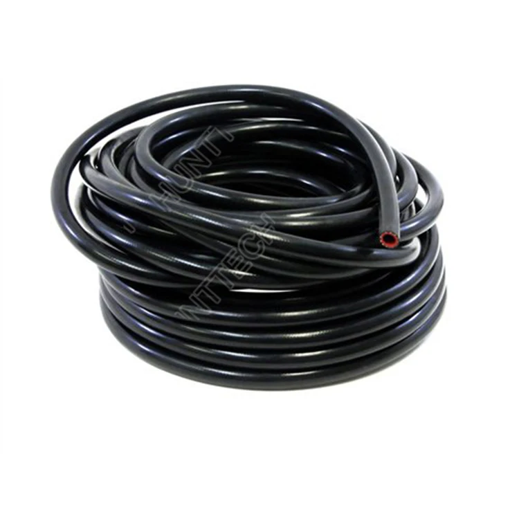 High Temperature 6/8/10mm Red Blue Resistant Flexible Silicone Rubber Tube Heater Hose