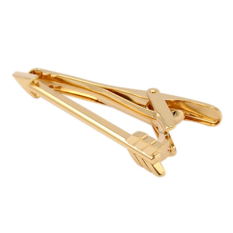 SAVOYSHI Gold-color Arrow Tie Clips for Mens Necktie Pin High Quality Personality Gift Tie Bar Free Carving Name