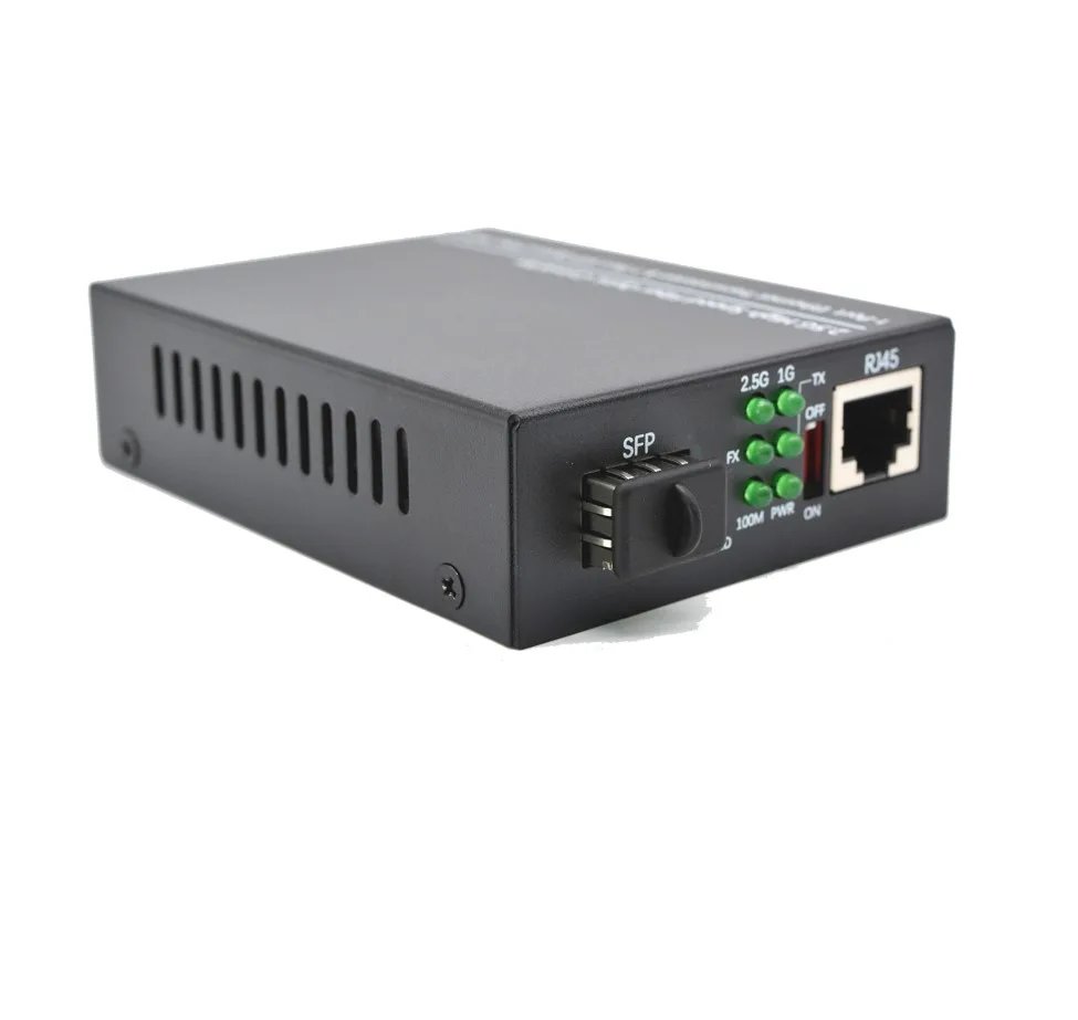 OEM 2 5G SFP медиаконвертер 100 м/1000 м/2 5 г RJ45 порт до 1 г/2 волоконный