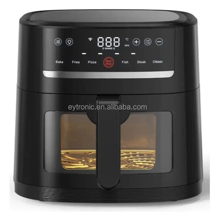 Luxury Style Elegant Design 4L 6L 8L Air Fryer Healthy Digital Cooking Deep Fryer Oven Multifunction Smart Visual Air Fryer
