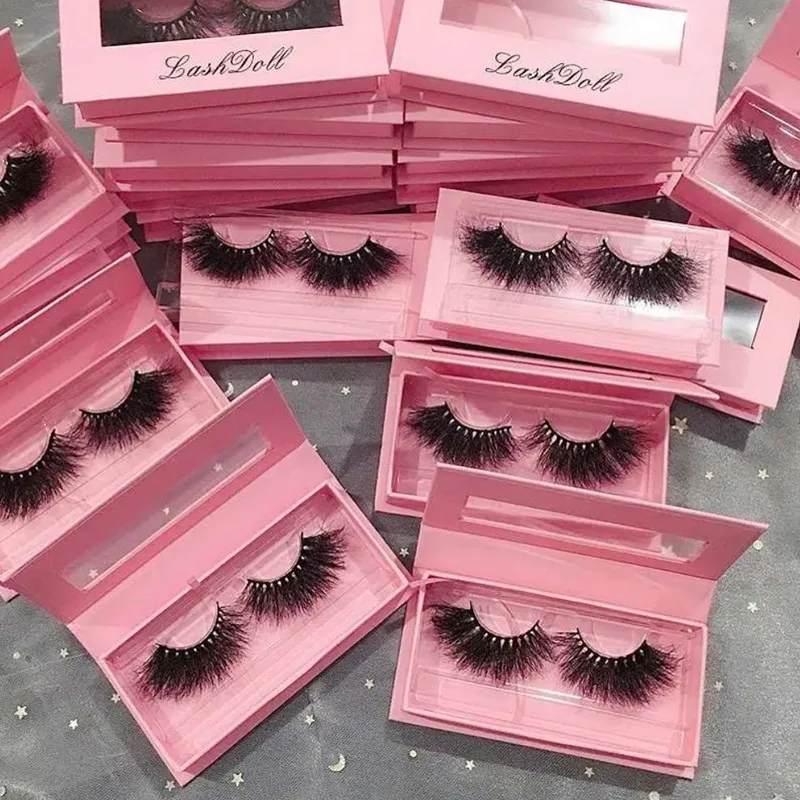 Поставщики ресниц, оптовая продажа, США, норковые лаши 3D, оптовый поставщик, 25 мм розовая коробка для хранения свечей с логотипом на заказ